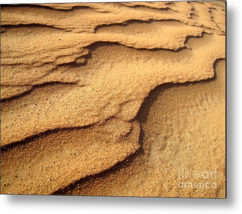 Arid Metal Print featuring the photograph Sand by Amanda Mohler