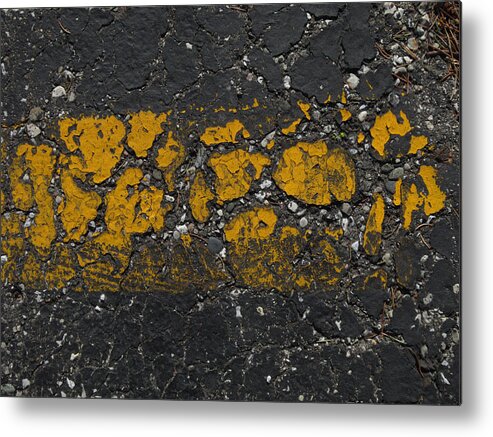 Blacktop Metal Print featuring the photograph Seen Better Days by Mary Bedy