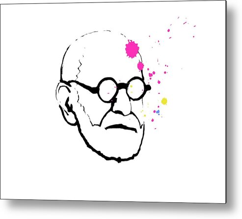 Sigmund Freud Metal Print featuring the photograph Sigmund Freund by Smetek