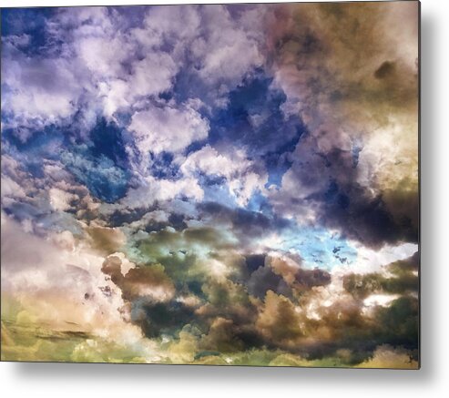 Sky Moods Metal Print featuring the photograph Sky Moods - Sea Of Dreams by Glenn McCarthy Art and Photography