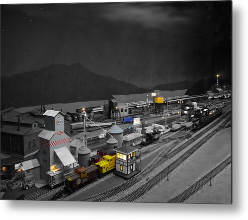 Small Metal Print featuring the photograph Small World - Marshalling Yard by Richard Reeve