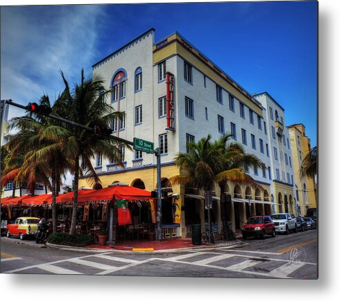 Miami Metal Print featuring the photograph South Beach - Edison Hotel 001 by Lance Vaughn