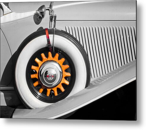 Auto Metal Print featuring the photograph Spare by Jim Painter