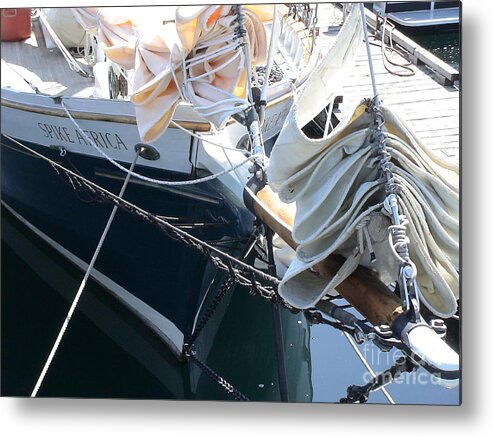 Sailboat Metal Print featuring the photograph Spike Africa by Laura Wong-Rose