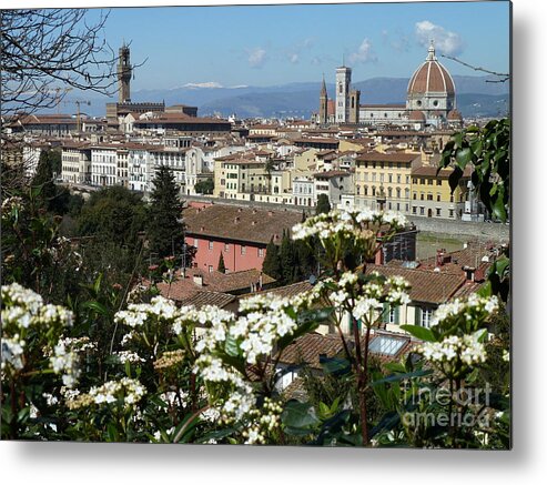 Travel Metal Print featuring the photograph Spring in Florence by Anna and Sergey