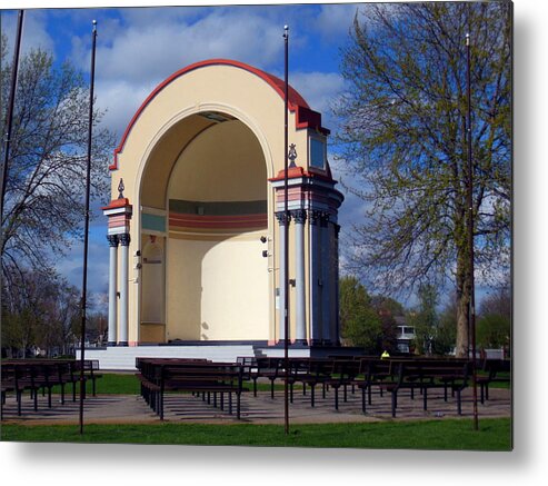 Bandshell Metal Print featuring the photograph Spring Music by Wild Thing