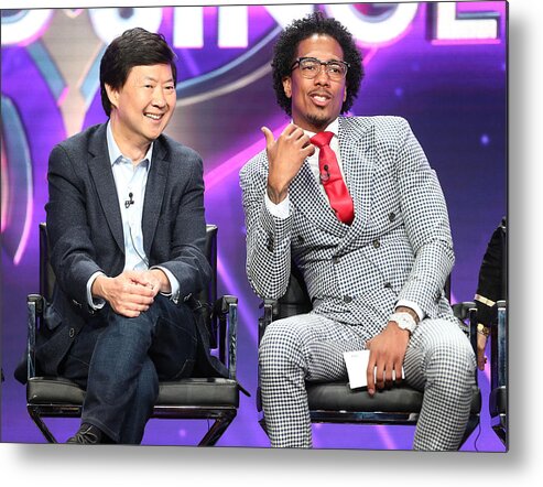 People Metal Print featuring the photograph Summer 2018 TCA Press Tour - Day 9 by Frederick M. Brown