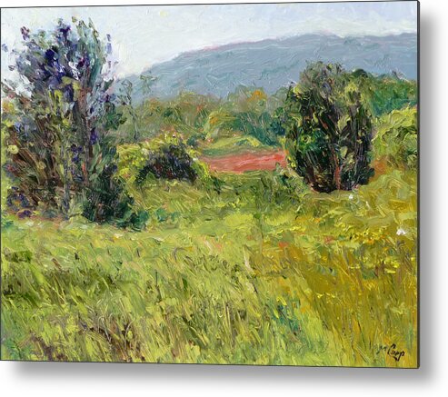 Nature Metal Print featuring the painting Summer Afternoon by Michael Camp