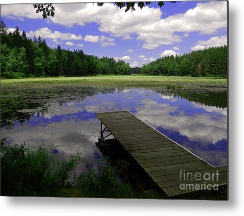 Lake Metal Print featuring the photograph Summer at the Lake by David Rucker