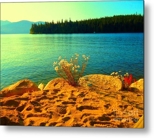 Sunrise Metal Print featuring the photograph Sunrise at Daisy Lake by Ann Johndro-Collins