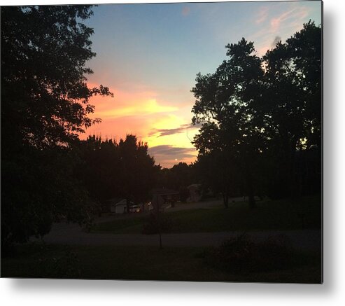 Sunset Metal Print featuring the photograph Sunset View by Steve Sommers