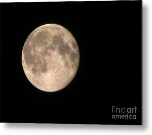 Moon Photographs Metal Print featuring the photograph Super Moon by David Millenheft