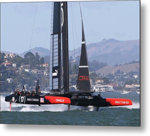 Oracle Metal Print featuring the photograph Team Oracle USA by Steven Lapkin