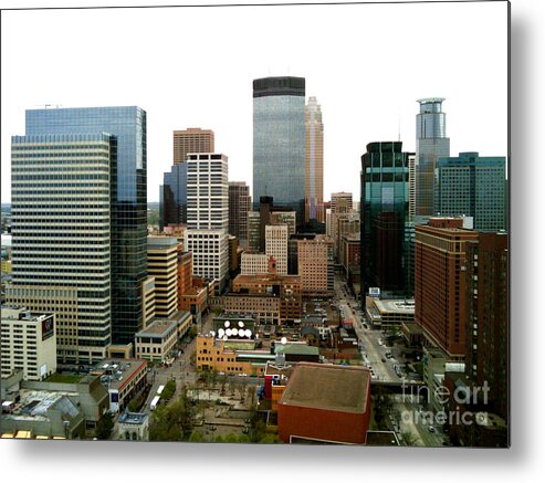 Minneapolis Metal Print featuring the photograph The 35th Floor by Jacqueline Athmann