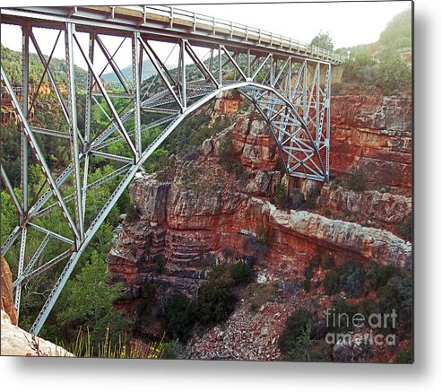 Bridge Metal Print featuring the photograph The Bridge by Kelly Holm