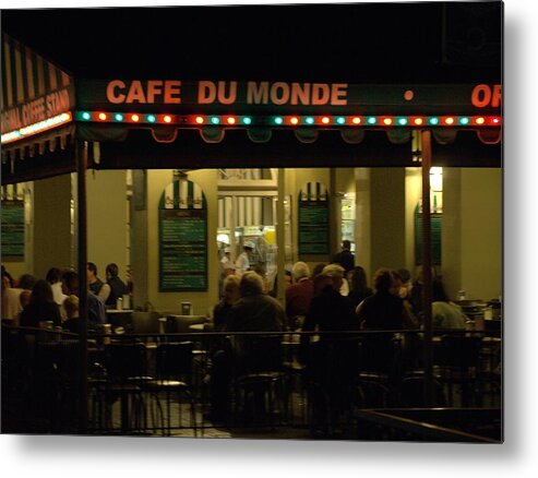 Café Metal Print featuring the photograph The Cafe by Anthony Walker Sr