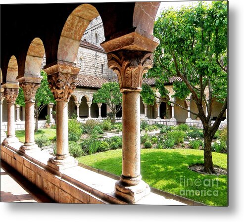 Cloister Metal Print featuring the photograph The Cloisters by Sarah Loft