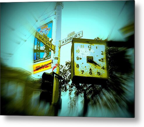 Haight Ashbury Metal Print featuring the photograph The Corner of Haight and Ashbury by Don Struke