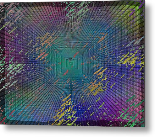 Sky Metal Print featuring the digital art The Skys The Limit by Tim Allen