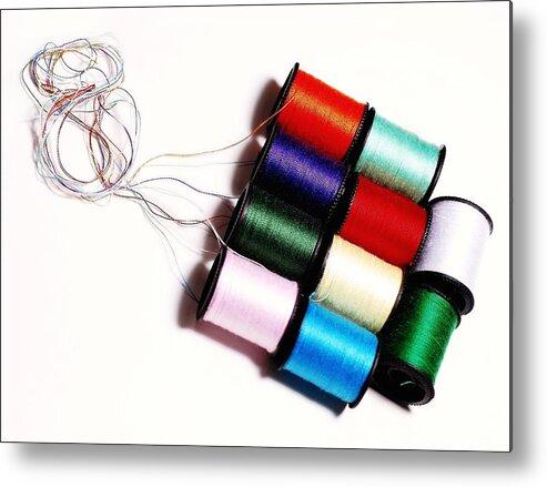Thread Metal Print featuring the photograph Thread Count by Diana Angstadt