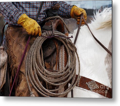 Cowboy Metal Print featuring the photograph Tools of the Trade by Kae Cheatham