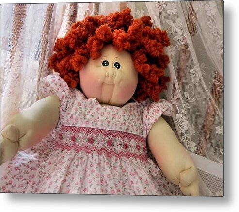 Cabbage Patch Doll Metal Print featuring the photograph Tracy by Janice Drew