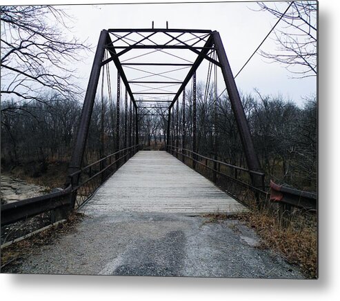 Bridge Metal Print featuring the photograph Trestle Bridge At Elk Falls by The GYPSY