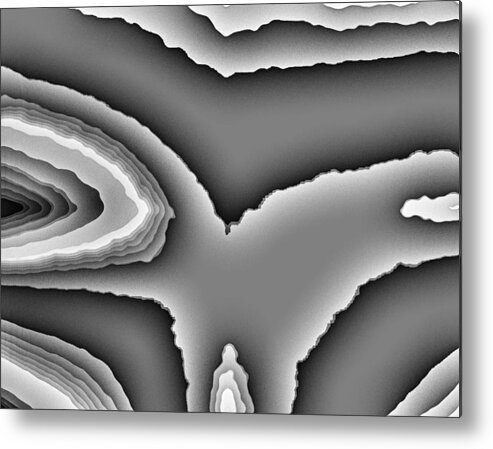 Abstract Metal Print featuring the digital art Tuesday Dream by Jeff Iverson