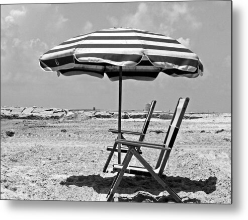 Texas Metal Print featuring the photograph Umbrella Shade by Erich Grant