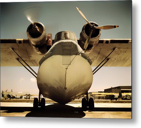 1942 Metal Print featuring the photograph United States Navy PBY Catalina 1942 by Mountain Dreams