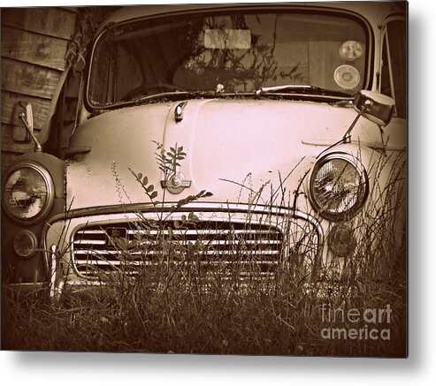 Cars Metal Print featuring the photograph Unloved by Clare Bevan