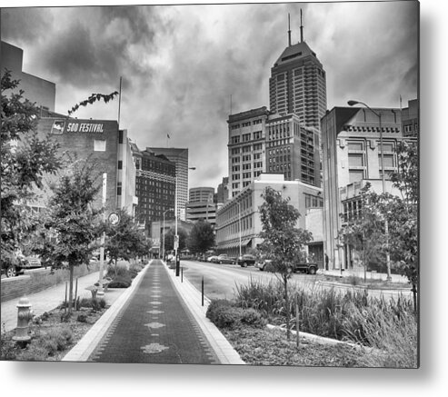 Indianapolis Metal Print featuring the photograph Virginia Ave. by Howard Salmon