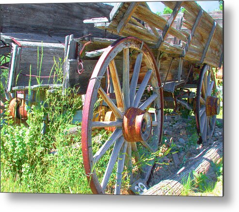  Metal Print featuring the photograph Wagon by David Armstrong