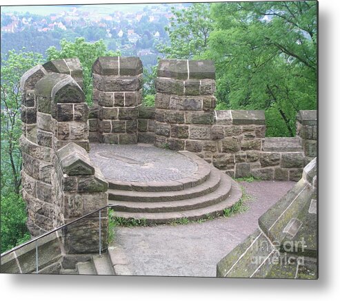 Photo Metal Print featuring the photograph Wall In Landscape by Eva-Maria Di Bella