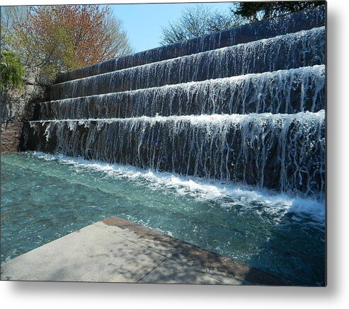 Waterfall Metal Print featuring the photograph Waterfall Heaven by Emmy Vickers