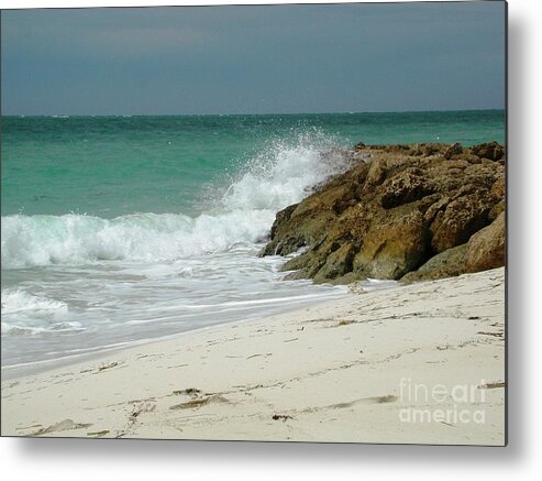 Water Metal Print featuring the photograph White Sands by Judy Palkimas