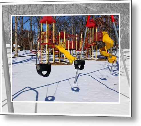 Winter Metal Print featuring the photograph Winter Playground by Scott Kingery