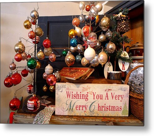 Christmas Metal Print featuring the photograph Wishing You a Very Merry Christmas by Richard Reeve