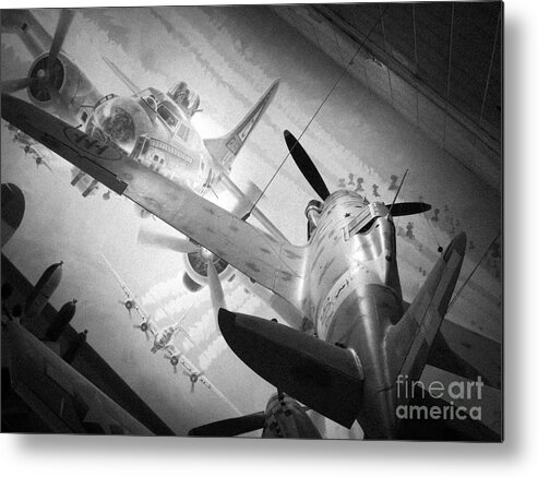 Plane Metal Print featuring the photograph WWII Skies by Jon Munson II