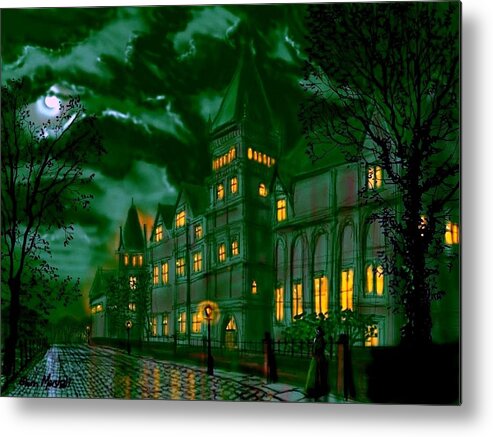 Yorkshire College Metal Print featuring the painting Yorkshire College by Glenn Marshall