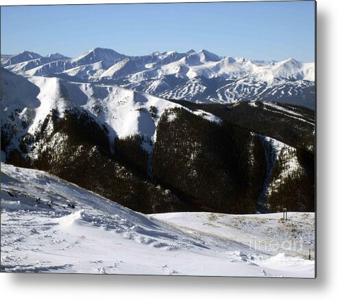 Skiing Metal Print featuring the photograph You Can See Forever by Fiona Kennard