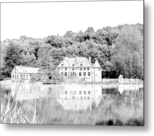 Europe Metal Print featuring the photograph Chateau du Lac Orval Belgium #1 by Joseph Hendrix
