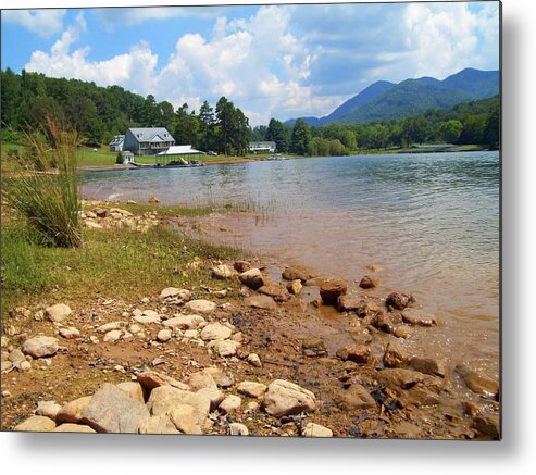 Lake Chatuge Metal Print featuring the photograph Lake Chatuge View #1 by Lou Ann Bagnall