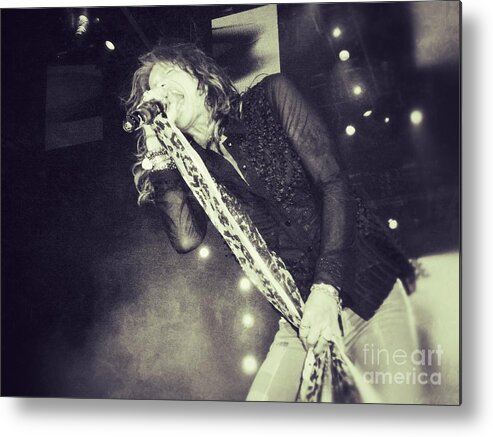 Steven Tyler Metal Print featuring the photograph Steven Tyler in Concert #1 by Traci Cottingham