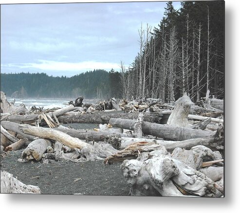 Twilight Metal Print featuring the photograph Rialto Beach La Push #3 by Kelly Manning