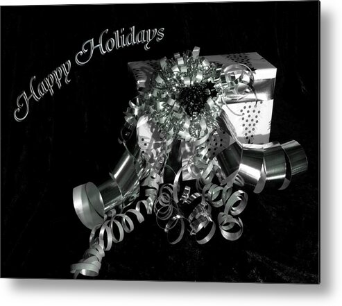 Christmas Metal Print featuring the photograph A gift holiday card by B Cash