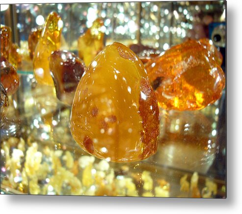 Amber Metal Print featuring the photograph Amber by Aleksandr Volkov