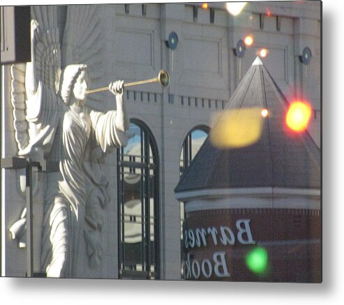 Sundance Square Metal Print featuring the photograph And the Angels Sing by Shawn Hughes