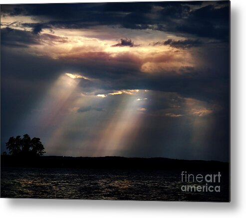 Sun Rays Metal Print featuring the photograph Blessings by Pat Davidson