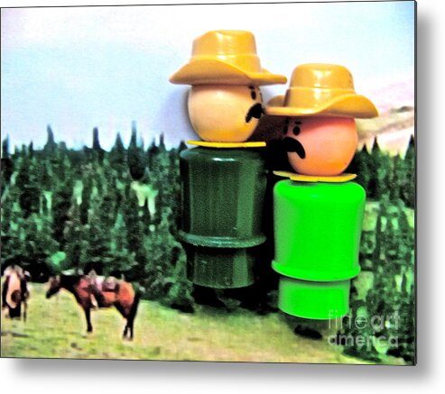 Brokeback Mountain Metal Print featuring the photograph Brokeback by Ricky Sencion